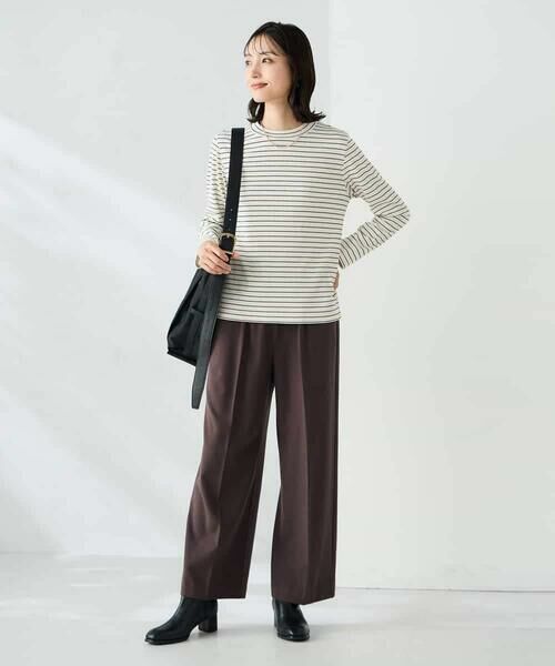 a.v.v / アー・ヴェ・ヴェ その他パンツ | 【イージーケア/洗える/ストレッチ】裏起毛美ラクるイージーワイドパンツ | 詳細16