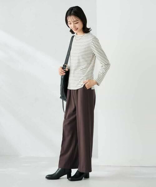 a.v.v / アー・ヴェ・ヴェ その他パンツ | 【イージーケア/洗える/ストレッチ】裏起毛美ラクるイージーワイドパンツ | 詳細18