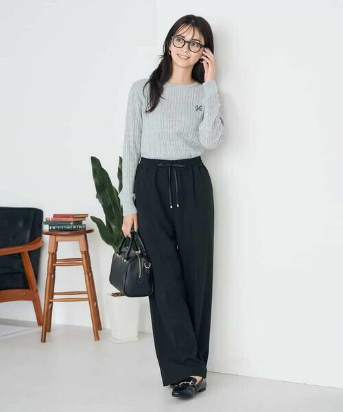 a.v.v / アー・ヴェ・ヴェ その他パンツ | 【イージーケア/洗える/ストレッチ】裏起毛美ラクるイージーワイドパンツ | 詳細29