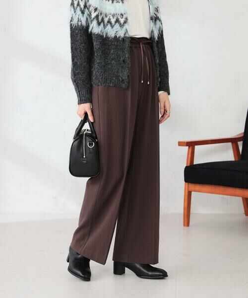 a.v.v / アー・ヴェ・ヴェ その他パンツ | 【イージーケア/洗える/ストレッチ】裏起毛美ラクるイージーワイドパンツ | 詳細7