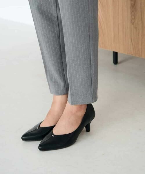 a.v.v / アー・ヴェ・ヴェ チノ・ワークパンツ | 【イージーケア/洗える/ストレッチ】裏起毛美ラクるイージーストライプテーパードパンツ | 詳細14