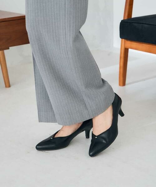 a.v.v / アー・ヴェ・ヴェ その他パンツ | 【イージーケア/洗える/ストレッチ】裏起毛美ラクるイージーストライプワイドパンツ | 詳細12