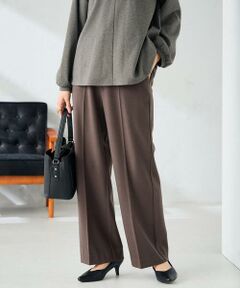 a.v.v / アー・ヴェ・ヴェ チノ・ワークパンツ | 【イージーケア/洗える/ストレッチ】裏起毛美ラクるスッキリ見えストレートパンツ