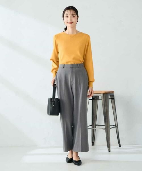 a.v.v / アー・ヴェ・ヴェ チノ・ワークパンツ | 【イージーケア/洗える/ストレッチ】裏起毛美ラクるスッキリ見えストレートパンツ | 詳細13