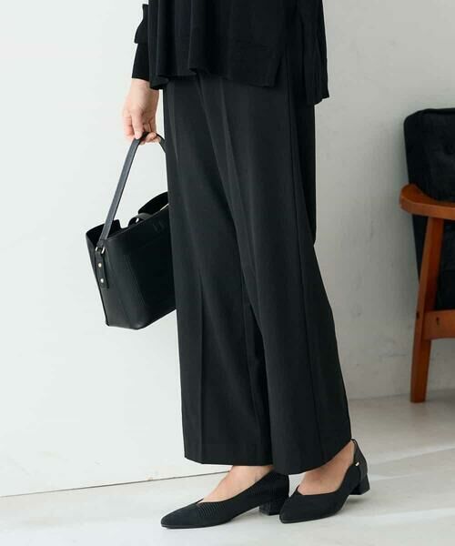 a.v.v / アー・ヴェ・ヴェ チノ・ワークパンツ | 【イージーケア/洗える/ストレッチ】裏起毛美ラクるスッキリ見えストレートパンツ | 詳細16