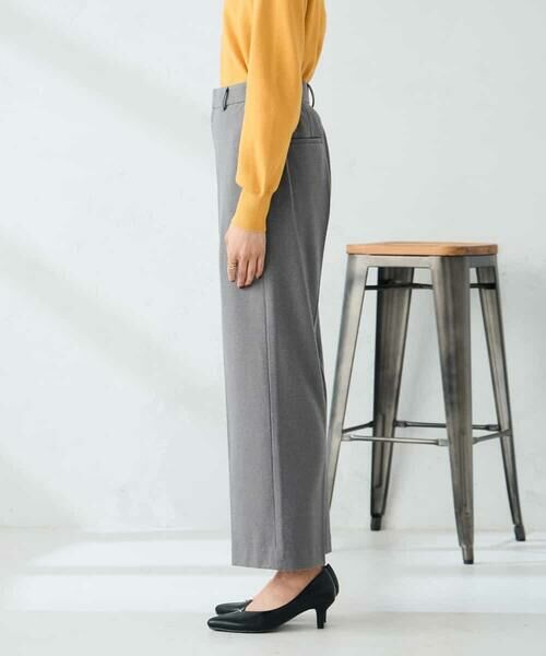 a.v.v / アー・ヴェ・ヴェ チノ・ワークパンツ | 【イージーケア/洗える/ストレッチ】裏起毛美ラクるスッキリ見えストレートパンツ | 詳細22