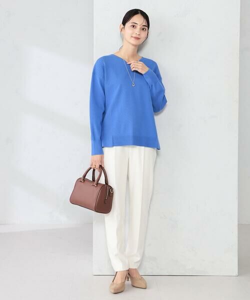 a.v.v / アー・ヴェ・ヴェ チノ・ワークパンツ | 【イージーケア/洗える/ストレッチ】裏起毛美ラクるスッキリ見えテーパードパンツ | 詳細10