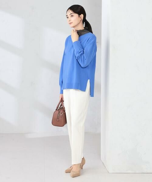 a.v.v / アー・ヴェ・ヴェ チノ・ワークパンツ | 【イージーケア/洗える/ストレッチ】裏起毛美ラクるスッキリ見えテーパードパンツ | 詳細12