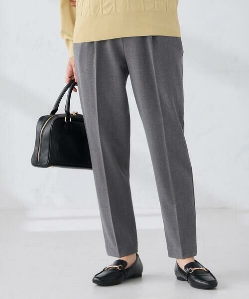 a.v.v / アー・ヴェ・ヴェ チノ・ワークパンツ | 【イージーケア/洗える/ストレッチ】裏起毛美ラクるスッキリ見えテーパードパンツ | 詳細17