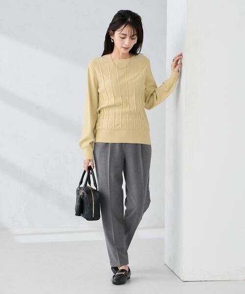 a.v.v / アー・ヴェ・ヴェ チノ・ワークパンツ | 【イージーケア/洗える/ストレッチ】裏起毛美ラクるスッキリ見えテーパードパンツ | 詳細19