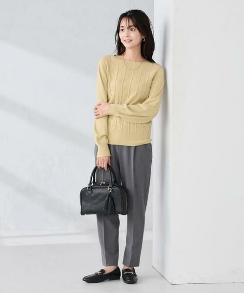 a.v.v / アー・ヴェ・ヴェ チノ・ワークパンツ | 【イージーケア/洗える/ストレッチ】裏起毛美ラクるスッキリ見えテーパードパンツ | 詳細21