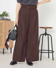 a.v.v / アー・ヴェ・ヴェ チノ・ワークパンツ | ベルテッドワイドパンツ