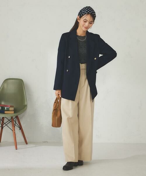 a.v.v / アー・ヴェ・ヴェ チノ・ワークパンツ | ベルテッドワイドパンツ | 詳細14