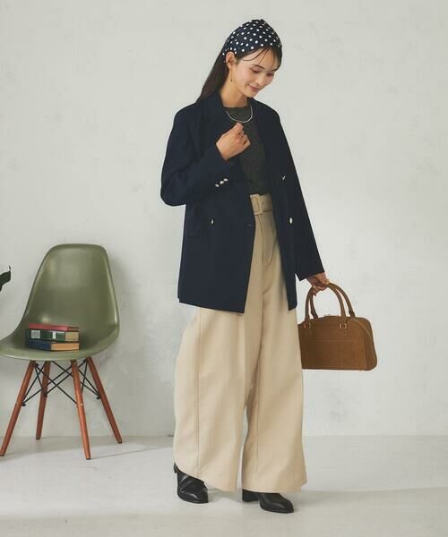 a.v.v / アー・ヴェ・ヴェ チノ・ワークパンツ | ベルテッドワイドパンツ | 詳細15