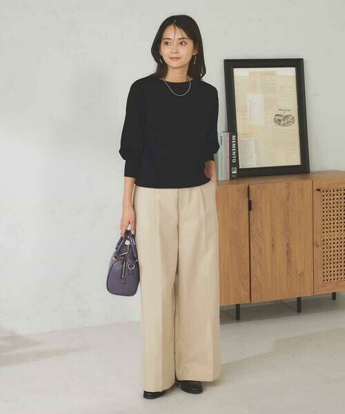 a.v.v / アー・ヴェ・ヴェ チノ・ワークパンツ | ベルテッドワイドパンツ | 詳細2