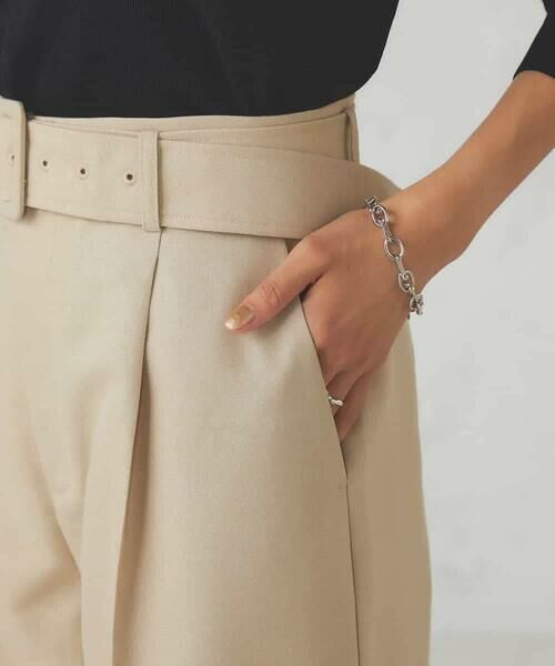 a.v.v / アー・ヴェ・ヴェ チノ・ワークパンツ | ベルテッドワイドパンツ | 詳細21