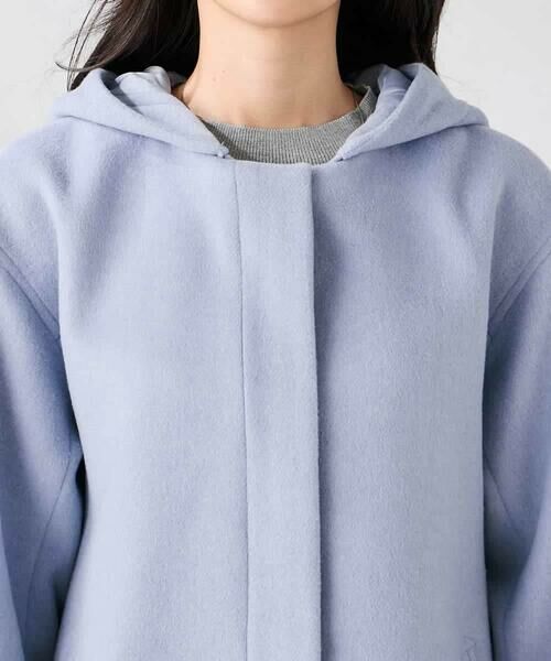 a.v.v / アー・ヴェ・ヴェ ノーカラージャケット | 【２WAY】Aラインフーデッドミドルコート | 詳細18