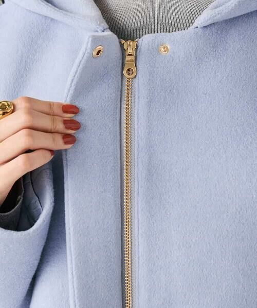 a.v.v / アー・ヴェ・ヴェ ノーカラージャケット | 【２WAY】Aラインフーデッドミドルコート | 詳細22