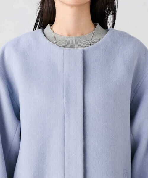 a.v.v / アー・ヴェ・ヴェ ノーカラージャケット | 【２WAY】Aラインフーデッドミドルコート | 詳細25