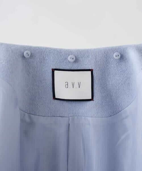 a.v.v / アー・ヴェ・ヴェ ノーカラージャケット | 【２WAY】Aラインフーデッドミドルコート | 詳細26