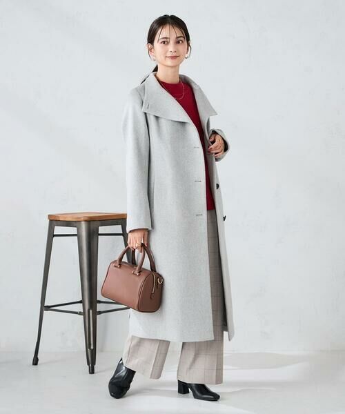 a.v.v / アー・ヴェ・ヴェ その他アウター | 【2WAY】折り返しラペルロングコート | 詳細1
