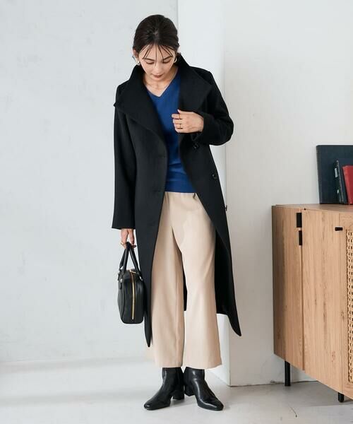 a.v.v / アー・ヴェ・ヴェ その他アウター | 【2WAY】折り返しラペルロングコート | 詳細10