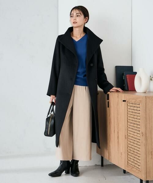 a.v.v / アー・ヴェ・ヴェ その他アウター | 【2WAY】折り返しラペルロングコート | 詳細12