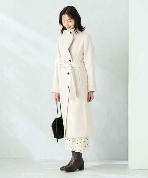 a.v.v / アー・ヴェ・ヴェ その他アウター | 【2WAY】折り返しラペルロングコート | 詳細16