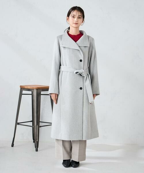a.v.v / アー・ヴェ・ヴェ その他アウター | 【2WAY】折り返しラペルロングコート | 詳細27