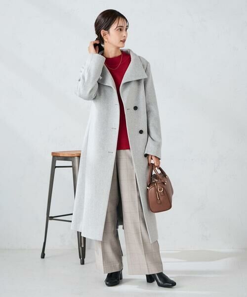 a.v.v / アー・ヴェ・ヴェ その他アウター | 【2WAY】折り返しラペルロングコート | 詳細3