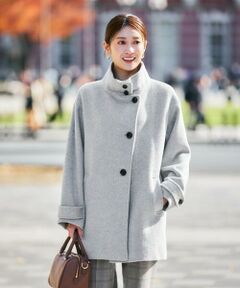 a.v.v / アー・ヴェ・ヴェ ステンカラーコート | スタンドカラーミディコート