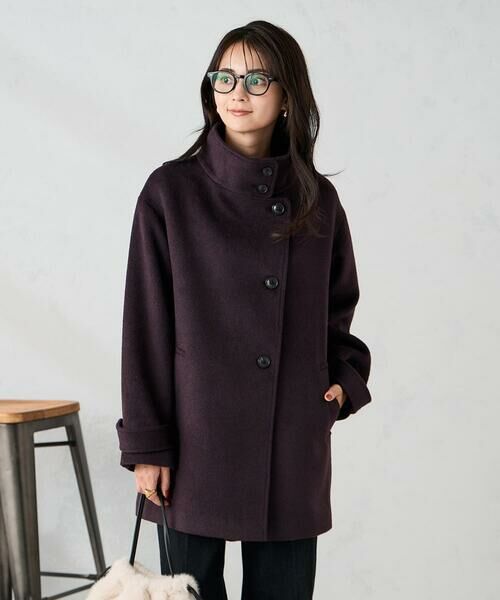 a.v.v / アー・ヴェ・ヴェ ステンカラーコート | スタンドカラーミディコート | 詳細1