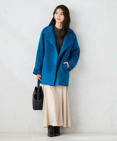 a.v.v / アー・ヴェ・ヴェ ステンカラーコート | スタンドカラーミディコート | 詳細12