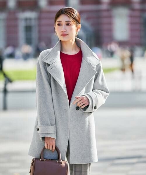 a.v.v / アー・ヴェ・ヴェ ステンカラーコート | スタンドカラーミディコート | 詳細16