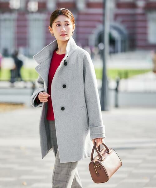 a.v.v / アー・ヴェ・ヴェ ステンカラーコート | スタンドカラーミディコート | 詳細18