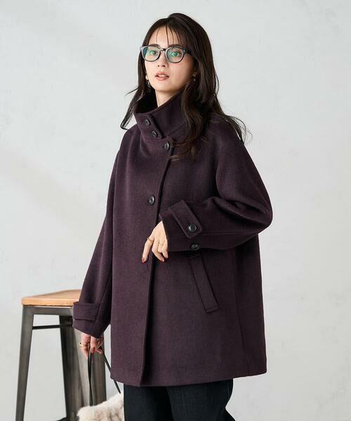 a.v.v / アー・ヴェ・ヴェ ステンカラーコート | スタンドカラーミディコート | 詳細2
