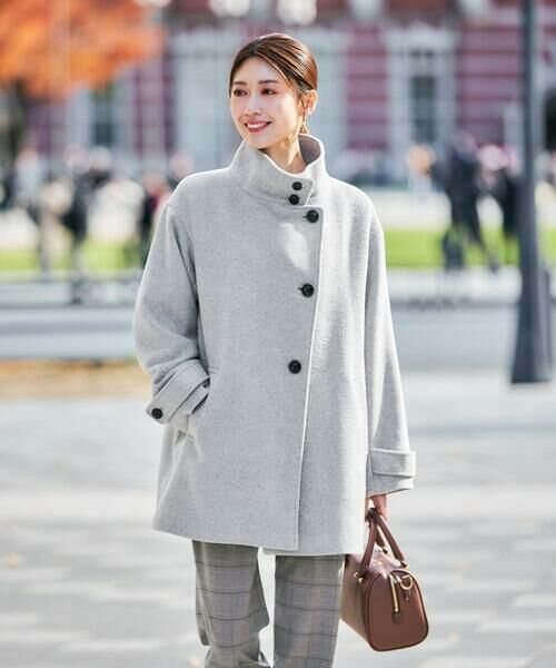 a.v.v / アー・ヴェ・ヴェ ステンカラーコート | スタンドカラーミディコート | 詳細24