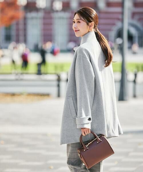 a.v.v / アー・ヴェ・ヴェ ステンカラーコート | スタンドカラーミディコート | 詳細25