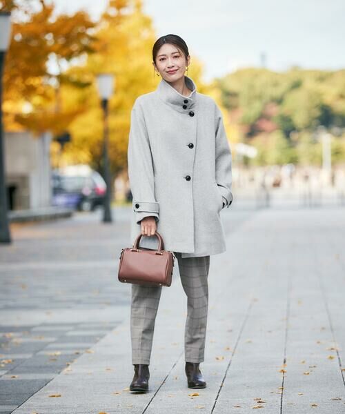 a.v.v / アー・ヴェ・ヴェ ステンカラーコート | スタンドカラーミディコート | 詳細27