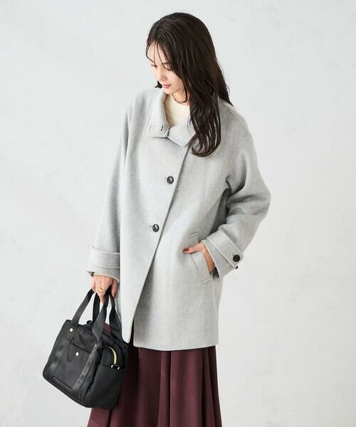 a.v.v / アー・ヴェ・ヴェ ステンカラーコート | スタンドカラーミディコート | 詳細28
