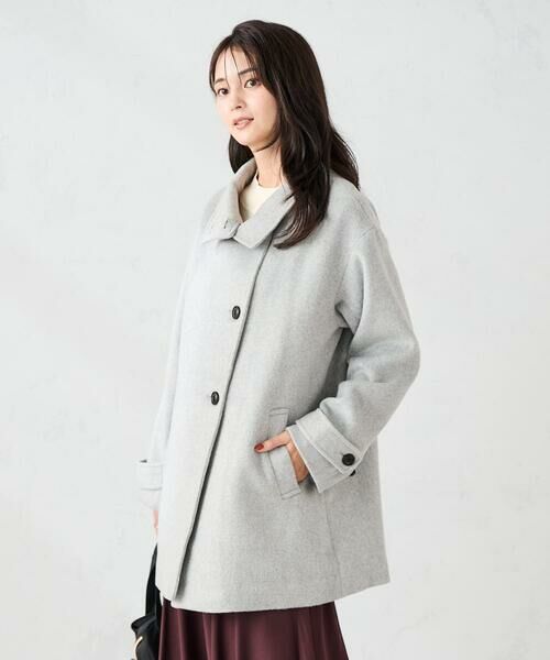 a.v.v / アー・ヴェ・ヴェ ステンカラーコート | スタンドカラーミディコート | 詳細29
