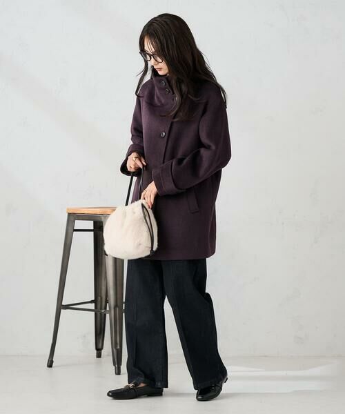 a.v.v / アー・ヴェ・ヴェ ステンカラーコート | スタンドカラーミディコート | 詳細8