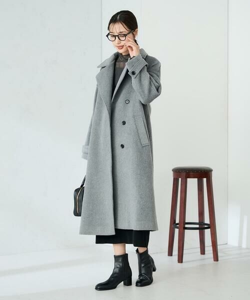 a.v.v / アー・ヴェ・ヴェ ステンカラーコート | 【2WAY】テーラードロングコート | 詳細15