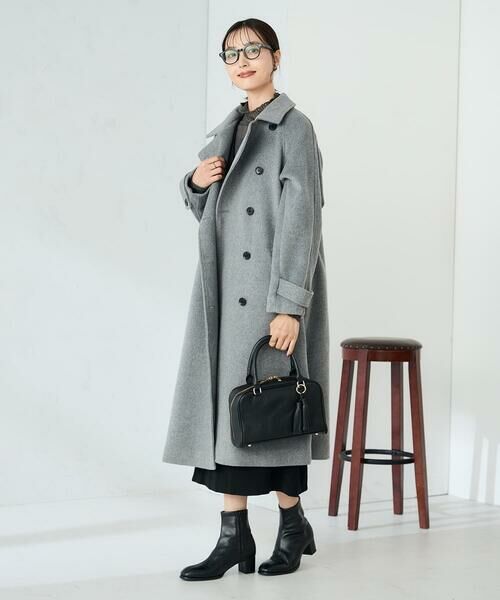 a.v.v / アー・ヴェ・ヴェ ステンカラーコート | 【2WAY】テーラードロングコート | 詳細16
