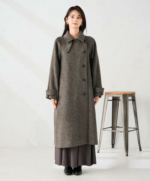 a.v.v / アー・ヴェ・ヴェ ステンカラーコート | 【2WAY】テーラードロングコート | 詳細20