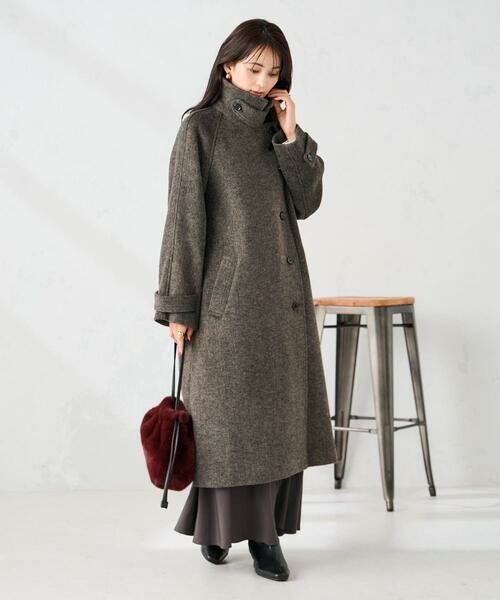 a.v.v / アー・ヴェ・ヴェ ステンカラーコート | 【2WAY】テーラードロングコート | 詳細6