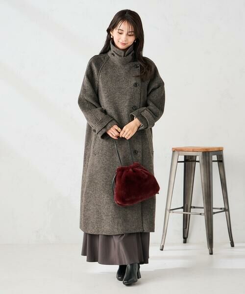 a.v.v / アー・ヴェ・ヴェ ステンカラーコート | 【2WAY】テーラードロングコート | 詳細7