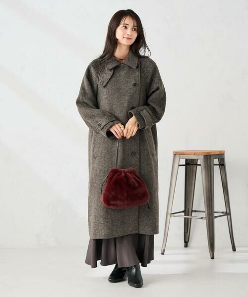 a.v.v / アー・ヴェ・ヴェ ステンカラーコート | 【2WAY】テーラードロングコート | 詳細9