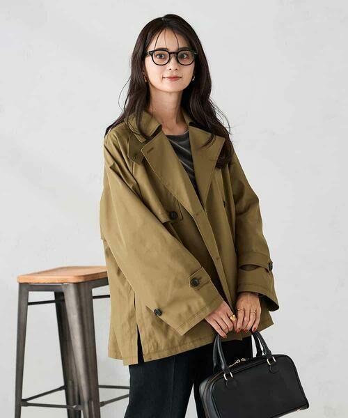 a.v.v / アー・ヴェ・ヴェ トレンチコート | 【微撥水】ミドルトレンチコート | 詳細1