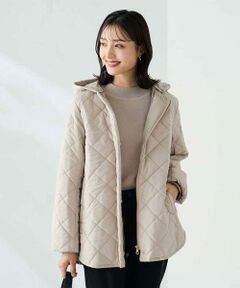 a.v.v / アー・ヴェ・ヴェ ノーカラージャケット | キルティングミドルコート